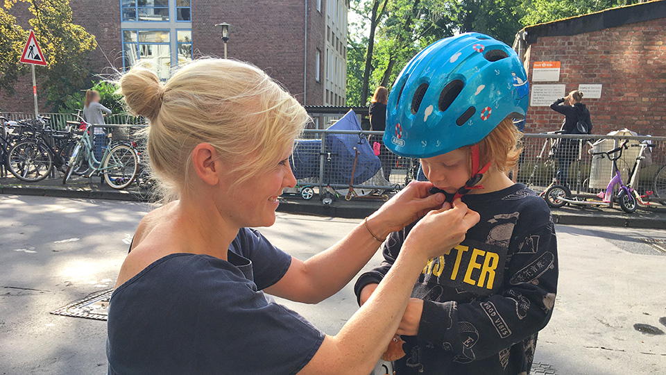 Der Fahrradhelm - mit Sicherheit gut ankommen