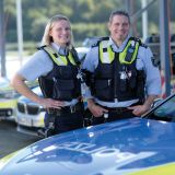 Polizeikommissarin Miriam Kuna und Polizeioberkommissar Gorden Wall bilden ein gutes Team. 