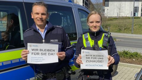 #stayathome Polizei Oberbergischer Kreis