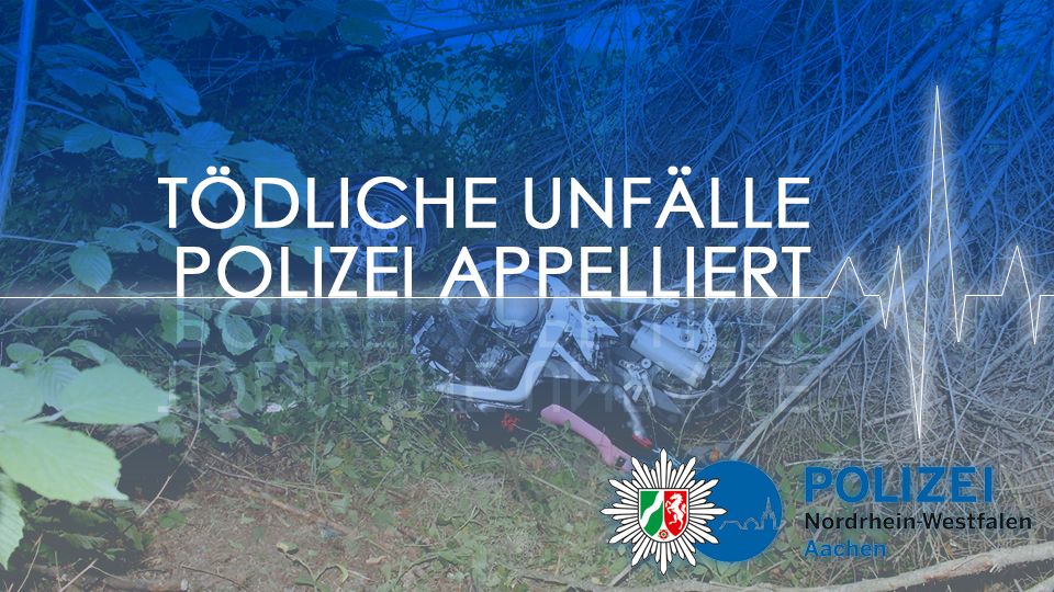 Logo mit verunglücktem Krad