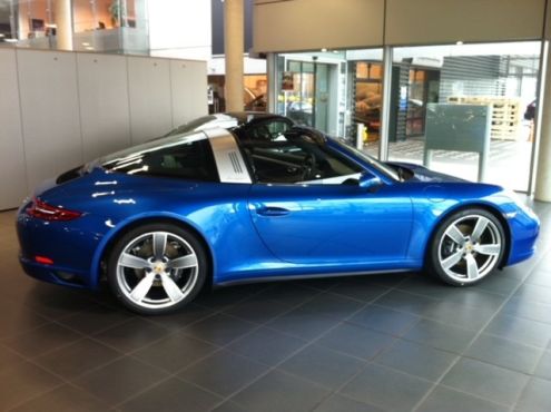 Porsche Targa blau E
