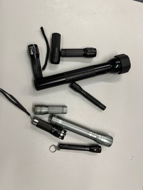 Gestohlene Taschenlampen